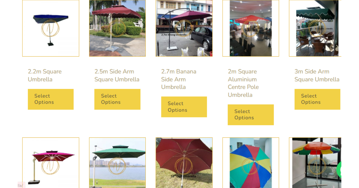 Outdoor Parasol Singapore